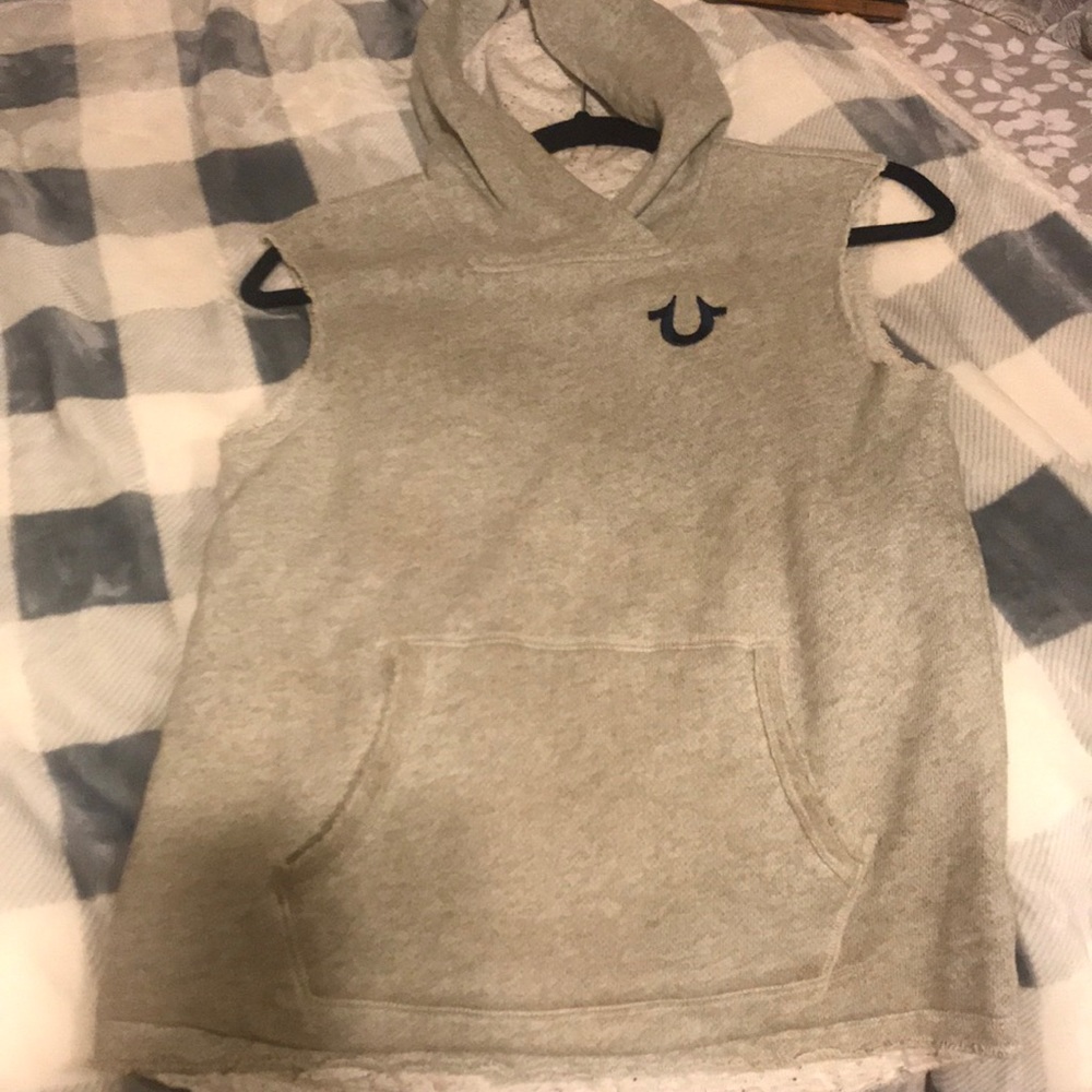 Boys True Religion sleeveless hoodie